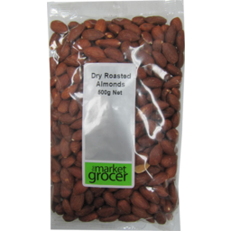Photo of The Market Grocer Australian Dry Roasted Almonds 500gm
