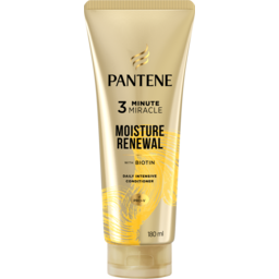 Photo of Pantene Pro-V Pantene 3 Minute Miracle Daily Intensive Conditioner, Moisture Renewal With Biotin 180 Ml 180ml