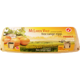 Photo of Mclaren Vale Free Range Eggs 12 Pack 700g