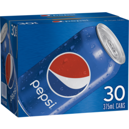 Photo of Pepsi Cola Soda 375ml X 30 Pack Cans