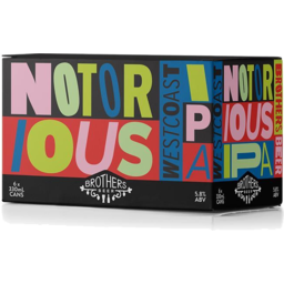 Photo of Brothers Beer Notorious IPA 6 Pack