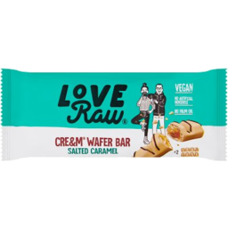 Photo of Love Raw Cream Wafer Bar Salted Caramel