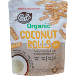 Photo of Pats Organic Snacks Vanilla Coconut Rolls