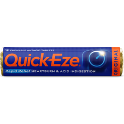 Photo of Quick Eze Rapid Relief Antacid Tablets 12pk
