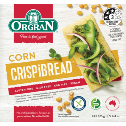 Photo of Orgran Gluten & Dairy Free Corn Crispibread