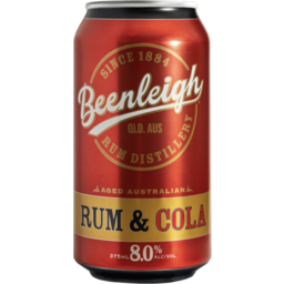 Photo of Beenleigh Rum & Cola 8% Can 24pk