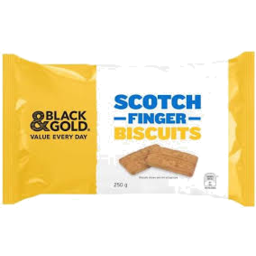 Photo of Black & Gold Scotch Finger Biscuits 250gm