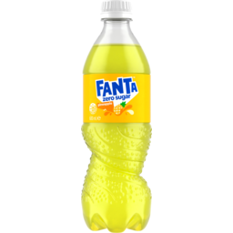 Photo of Fanta Zero Sugar Pineapple Soft Drink Bottle