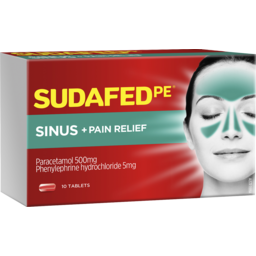 Photo of Sudafed Pe Sinus & Pain 10 Tablets