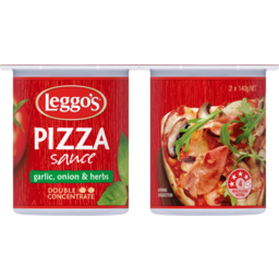 Photo of Leggos Pizza Sauce With Garlic Onion & Herbs 2x140g