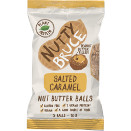 Photo of Nutty Bruce Salted Caramel Nut Butter Balls 70g
