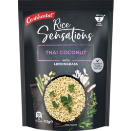 Photo of Continental Rice Sensations Thai Coconut With Lemongrass Side Dish 115g