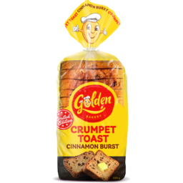Photo of Golden Crumpet Toast Cinnamon Burst 600g