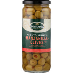 Photo of Delmaine Pimento Stuffed Manzanilla Olives 450g