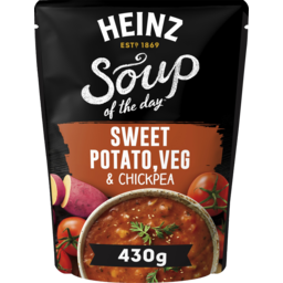 Photo of Heinz Soup Of The Day Sweet Potato Veg & Chickpea With Warm Spices Pouch 430g