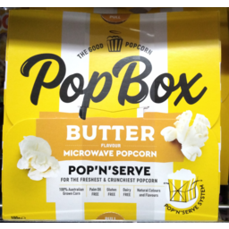 Photo of Pop Box Butter Popcorn
