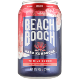 Photo of Beach Booch Ocean Peach & Chilli Kombucha 4 Pack