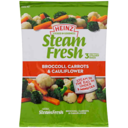 Photo of Heinz Steam Fresh® Broccoli, Carrots & Cauliflower 450g 450g
