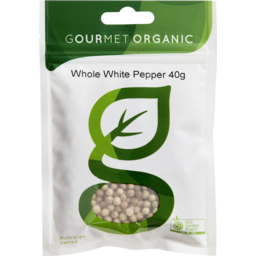 Photo of Gourmet Organics Org Pepper White Ground 40g