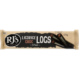 Photo of Rj's Licorice Choc Log Triple 120g