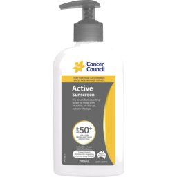 Photo of Cancer Council Spf50+ Active Sunscreen Pump