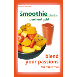Photo of Orchard Gold The Smoothie Collection Frozen Fruit Blend Your Passions 1kg