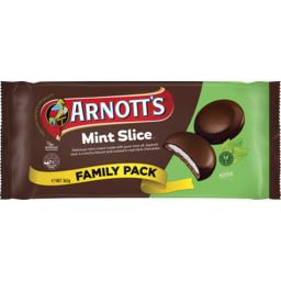 Photo of Arnotts Mint Slice Chocolate Biscuits Family Pack