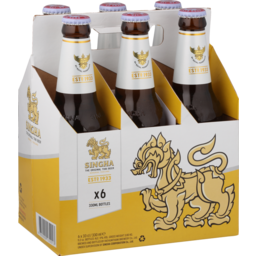 Photo of Singha Beer 6 x 330ml Bottles