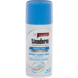 Photo of Canesten Tinaderm Powder Spray Tinea And Ringworm Treatment