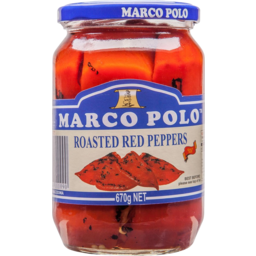 Photo of Marco Polo Hot Roasted Peppers 670g