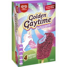 Photo of Streets Golden Gaytime Ice Cream Unicorn 4 Pack