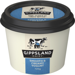 Photo of Gippsland Dairy Smooth & Creamy Yogurt 720g