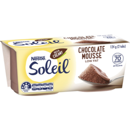 Photo of Nestle Soleil Chocolate Mousse 124g (2 Tubs)