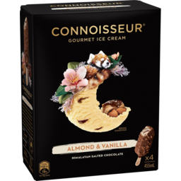 Photo of Connoisseur Ice Cream Vanilla Almond 4pk 455ml