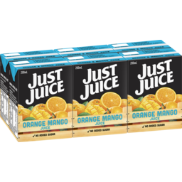 Photo of Just Juice Orange Mango Juice 6 X 200ml 6.0x200ml