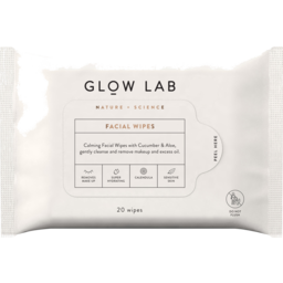 Photo of Glow Lab Facial Wipes 20 Pack