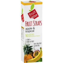 Photo of Fruitwise Apple/Tropical Straps 5pk