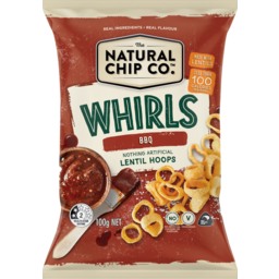Photo of The Natural Chip Company Lentil Whirls BBQ 85g