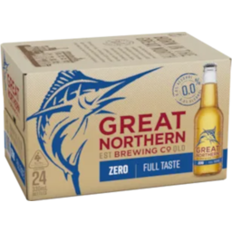 Photo of Great Northern Zero Bottle 330ml 24pk