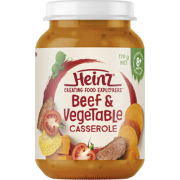 Photo of Heinz® Beef & Vegetable Casserole Baby Food Jar 8+ Months 170g 170g