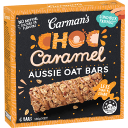 Photo of Carman's Choc Caramel Aussie Oat Bars 180g