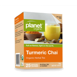 Photo of PLANET ORGANIC Org Turmeric Chai 25 Tea Bags