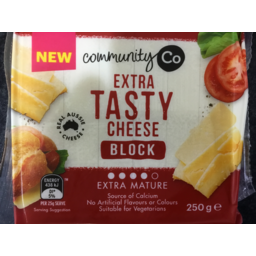 Photo of Community Co Cheese Block Extra tasty 250gm