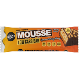 Photo of Bsc Body Science Caramel Hokey Pokey Mousse Low Carb High Protein Bar 55g