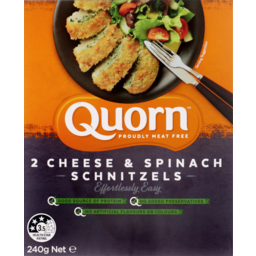 Photo of Quorn Meat-Free Cheese & Spinach Schnitzels 240g