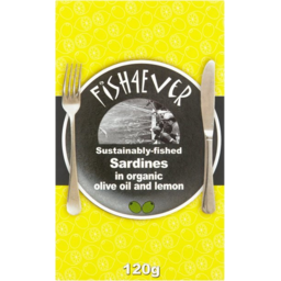 Photo of Fish 4 Ever Sardines in Olive Oil Lemon 120g