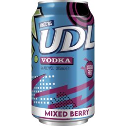 Photo of Udl Vodka Mixed Berry Zero Sugar 375ml