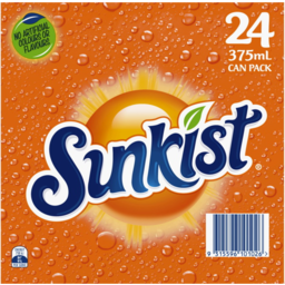 Photo of Sunkist Soft Drink Cans