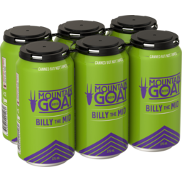 Photo of Mountain Goat Billy The Mid 6 X 375ml Cans 6.0x375ml