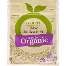 Photo of Macro Organic Raw Buckwheat 500g